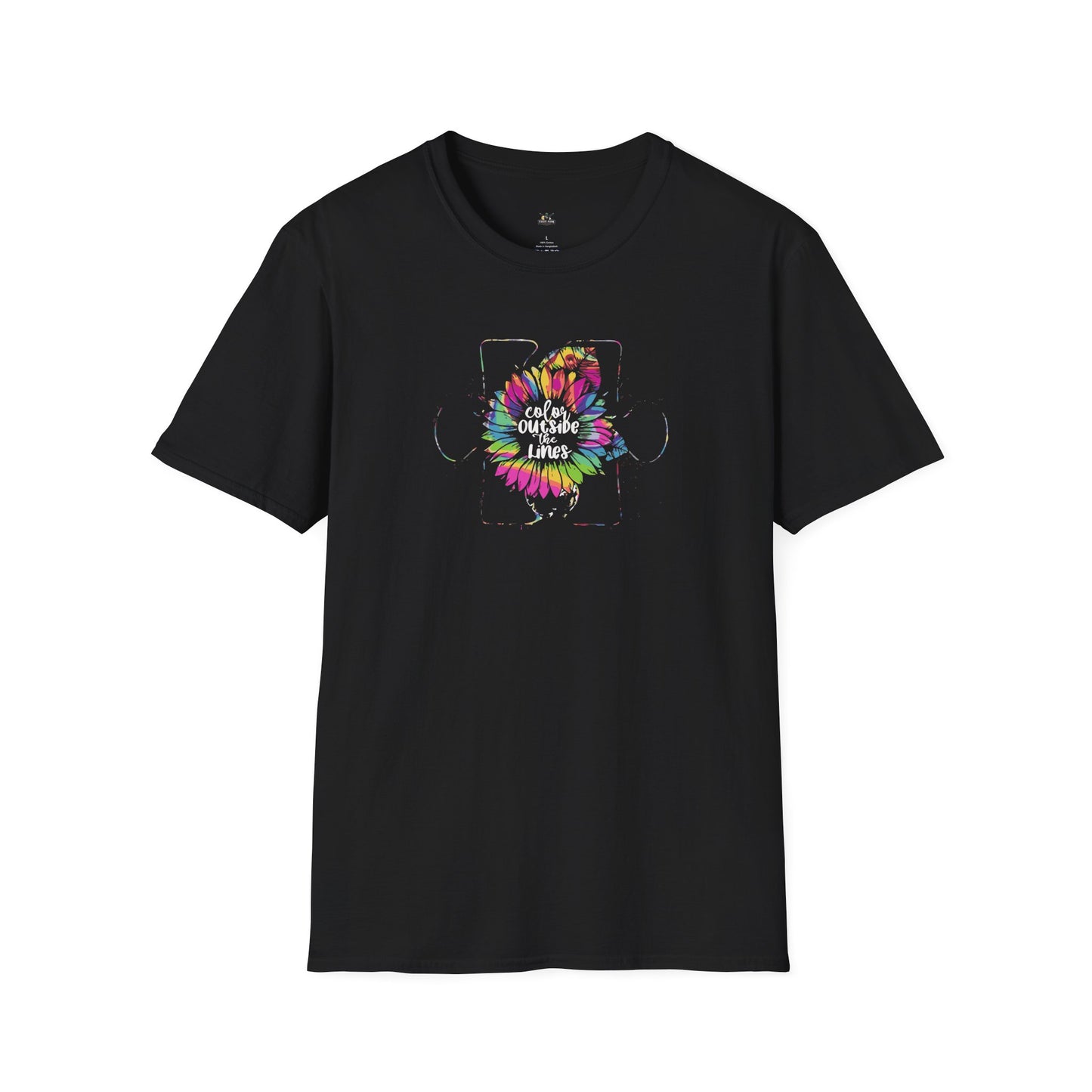 Color outside the lines t shirt