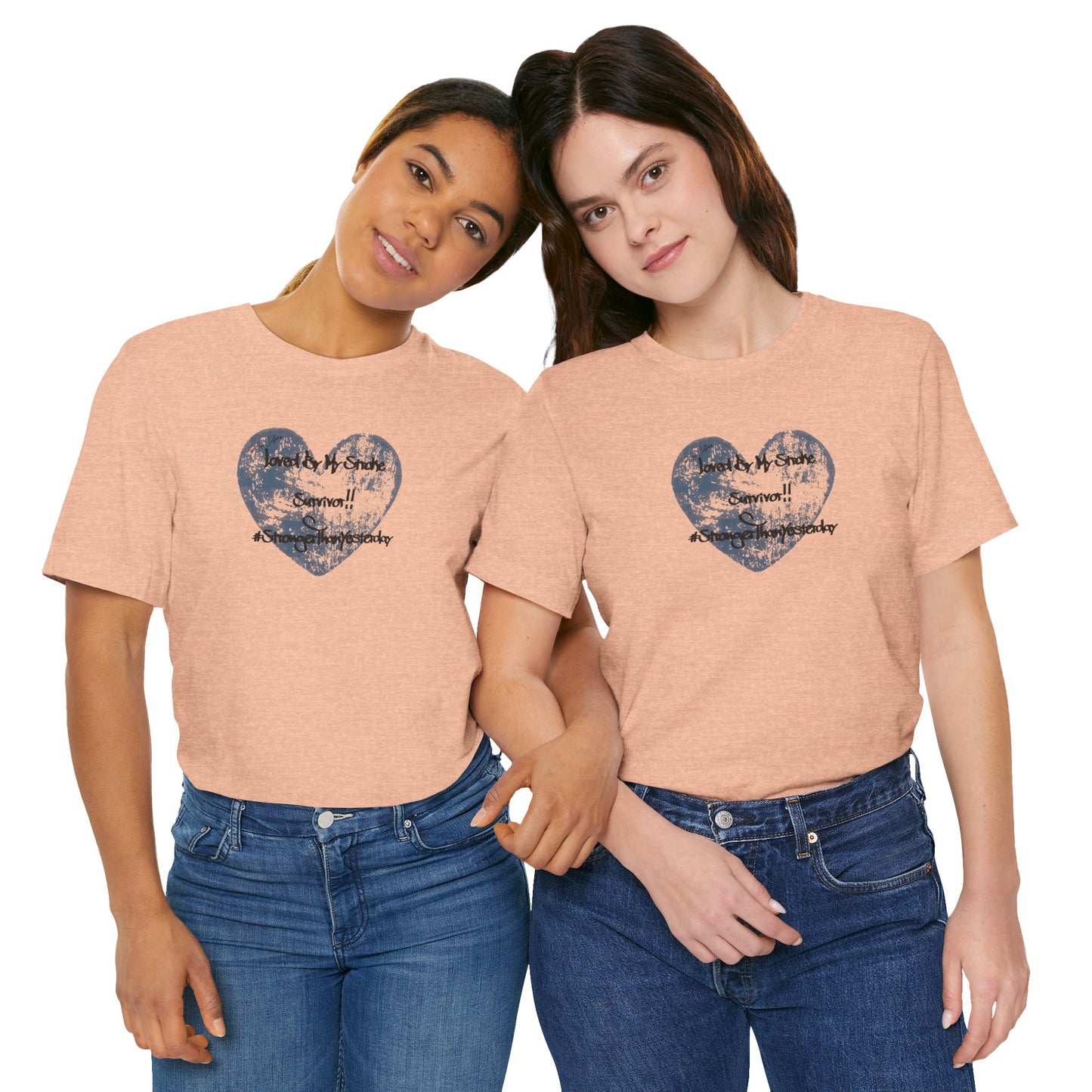 Stroke Survivor T-Shirt — "Stronger Than Yesterday" Support Tee