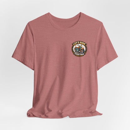 Lets Ride Together Graphic Tee — Women's Biker Shirt
