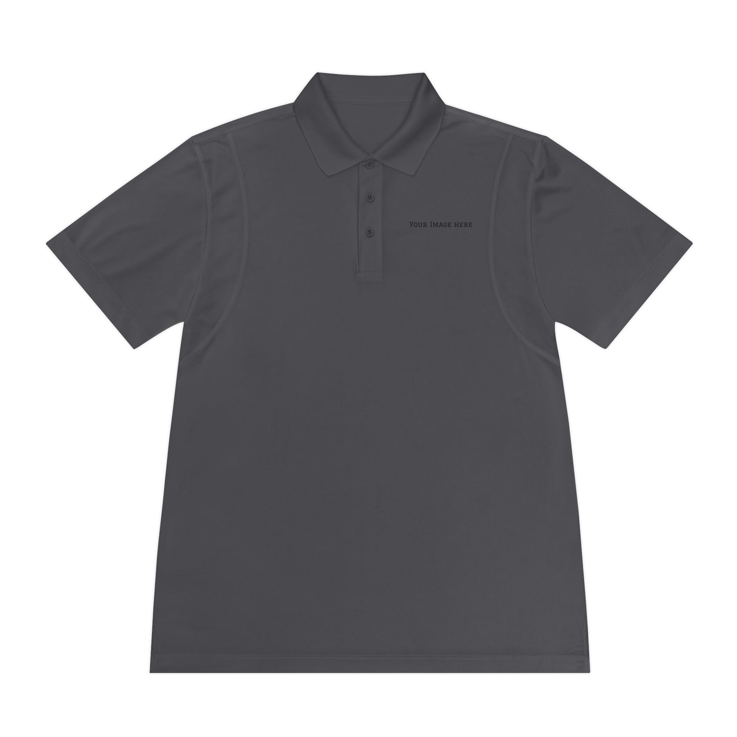 Custom Men's Sport Polo — Personalized Front/Back Logo Athletic Shirt