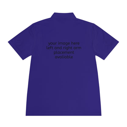 Custom Men's Sport Polo — Personalized Front/Back Logo Athletic Shirt