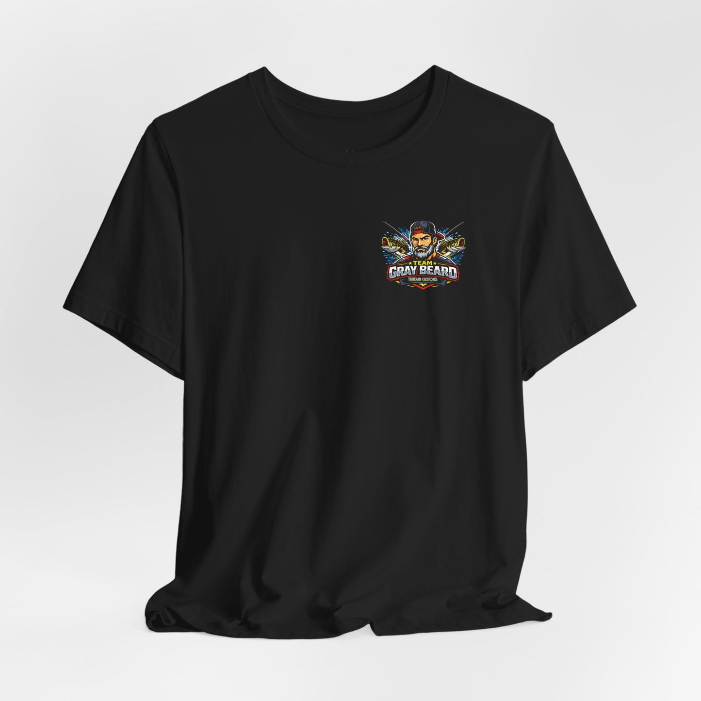 Gray Beard Fishing Team T-Shirt — Men's Fishing Graphic Tee