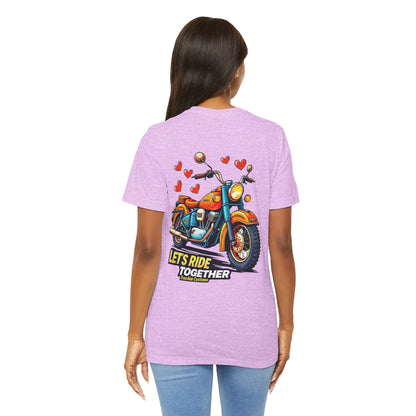 Lets Ride Together Graphic Tee — Women's Biker Shirt
