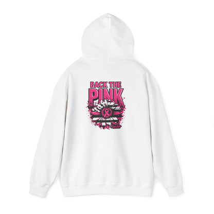 Back the Pink breast cancer Graphic Hooded Sweatshirt