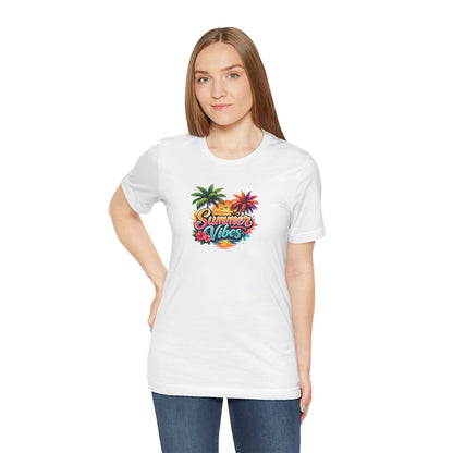 Summer Vibes T-Shirt – Tropical Palm Beach Tee