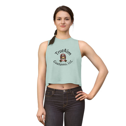 TrueAim Customs Logo Crop Top — Women's Branded Graphic Tank