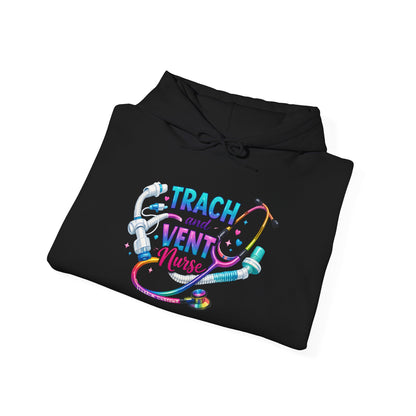 TRACH and VENT nurse Unisex Heavy Blend™ Hooded Sweatshirt