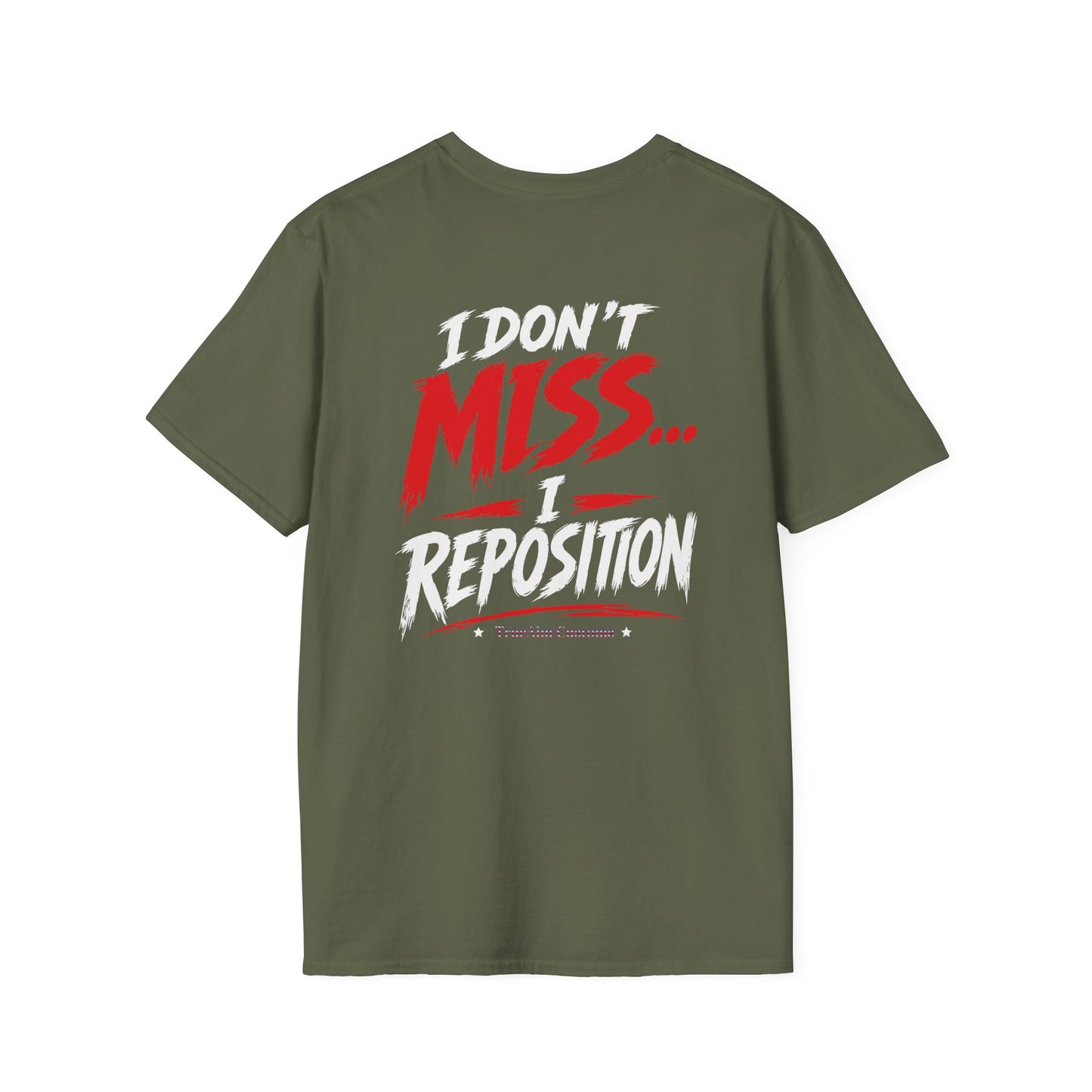 I Don't miss I reposition billiards tee