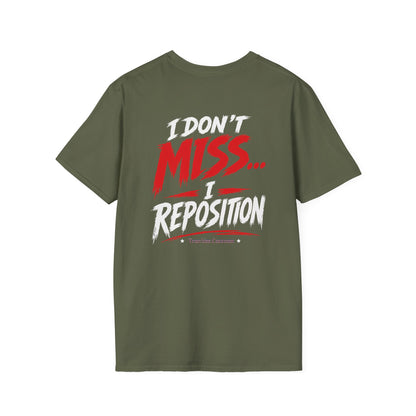 I Don't miss I reposition billiards tee