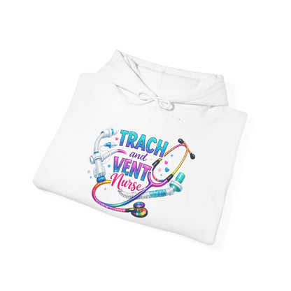 TRACH and VENT nurse Unisex Heavy Blend™ Hooded Sweatshirt