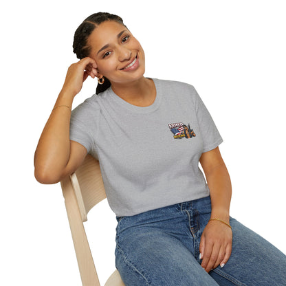 Armed and Disciplined T-Shirt — Patriotic Rifle Graphic Tee