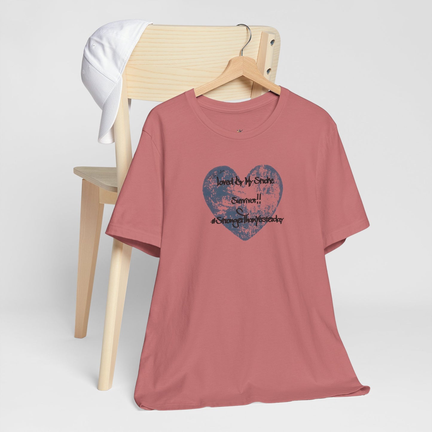 Stroke Survivor T-Shirt — "Stronger Than Yesterday" Support Tee