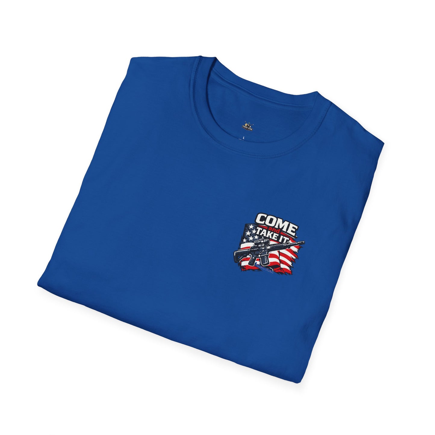 Come and Take It, American Flag Rifle Graphic Patriotic Tee