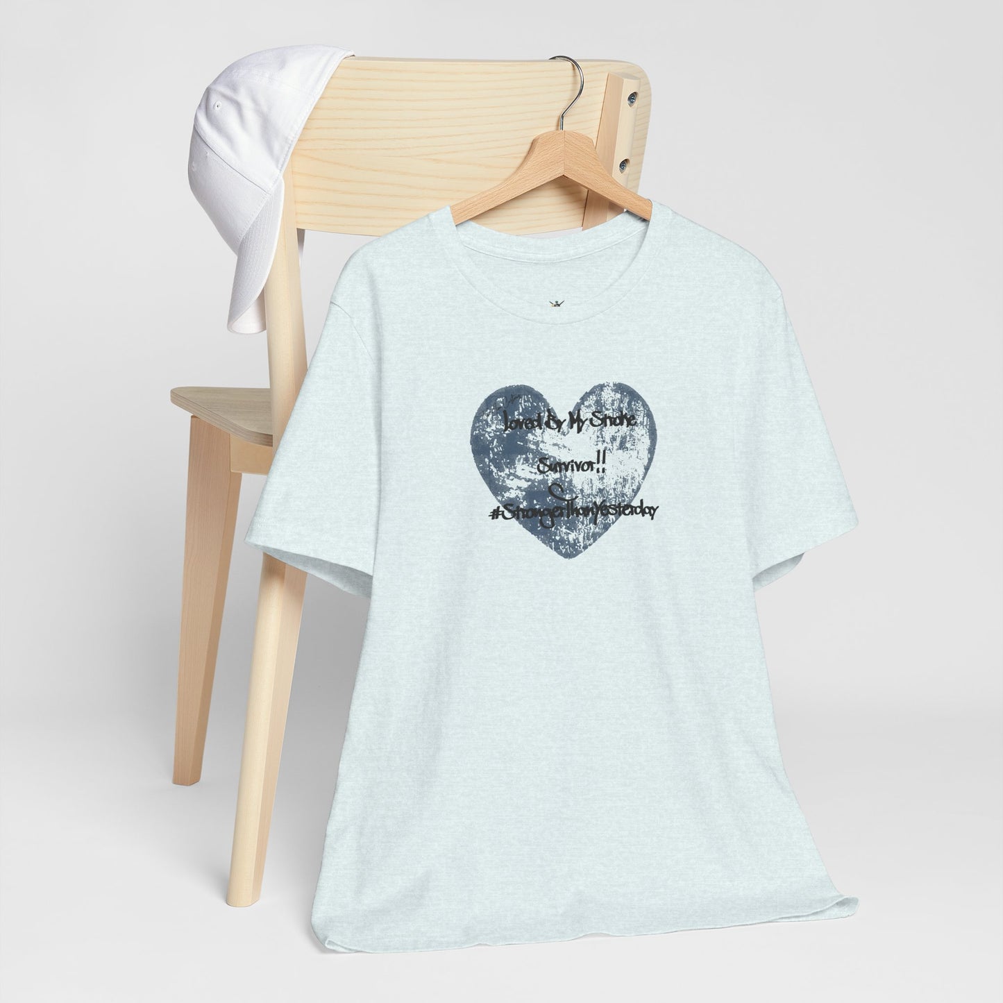 Stroke Survivor T-Shirt — "Stronger Than Yesterday" Support Tee