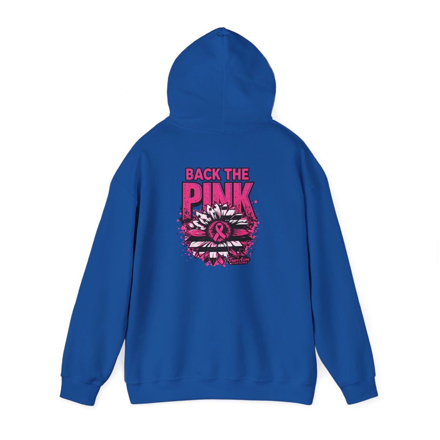 Back the Pink breast cancer Graphic Hooded Sweatshirt