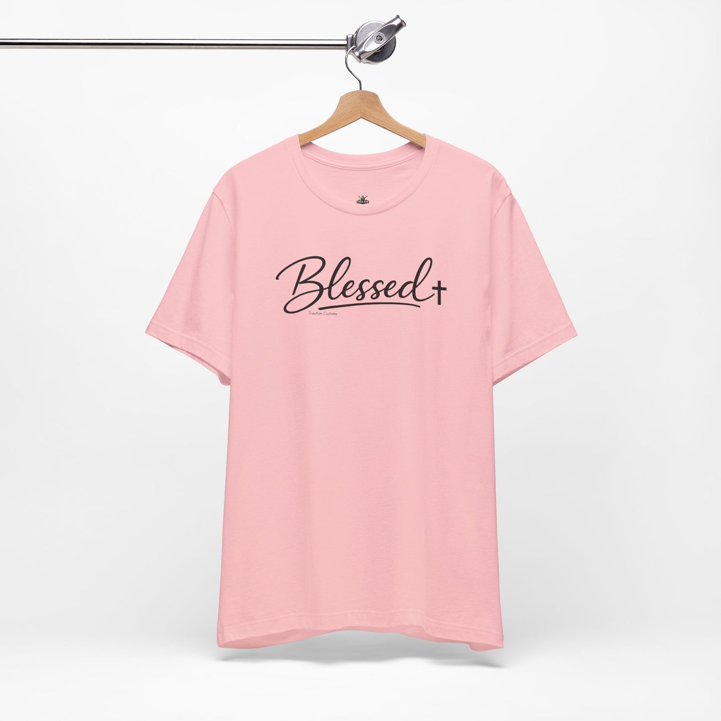 Blessed Minimalist Tee - White Short Sleeve Shirt