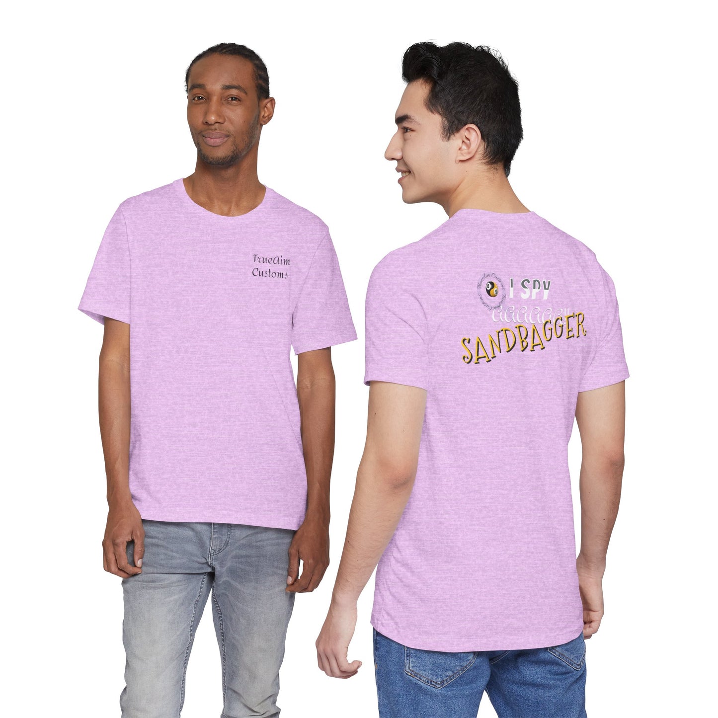 I Spy a Sandbagger T-Shirt — Funny billiards Sandbagger Tee