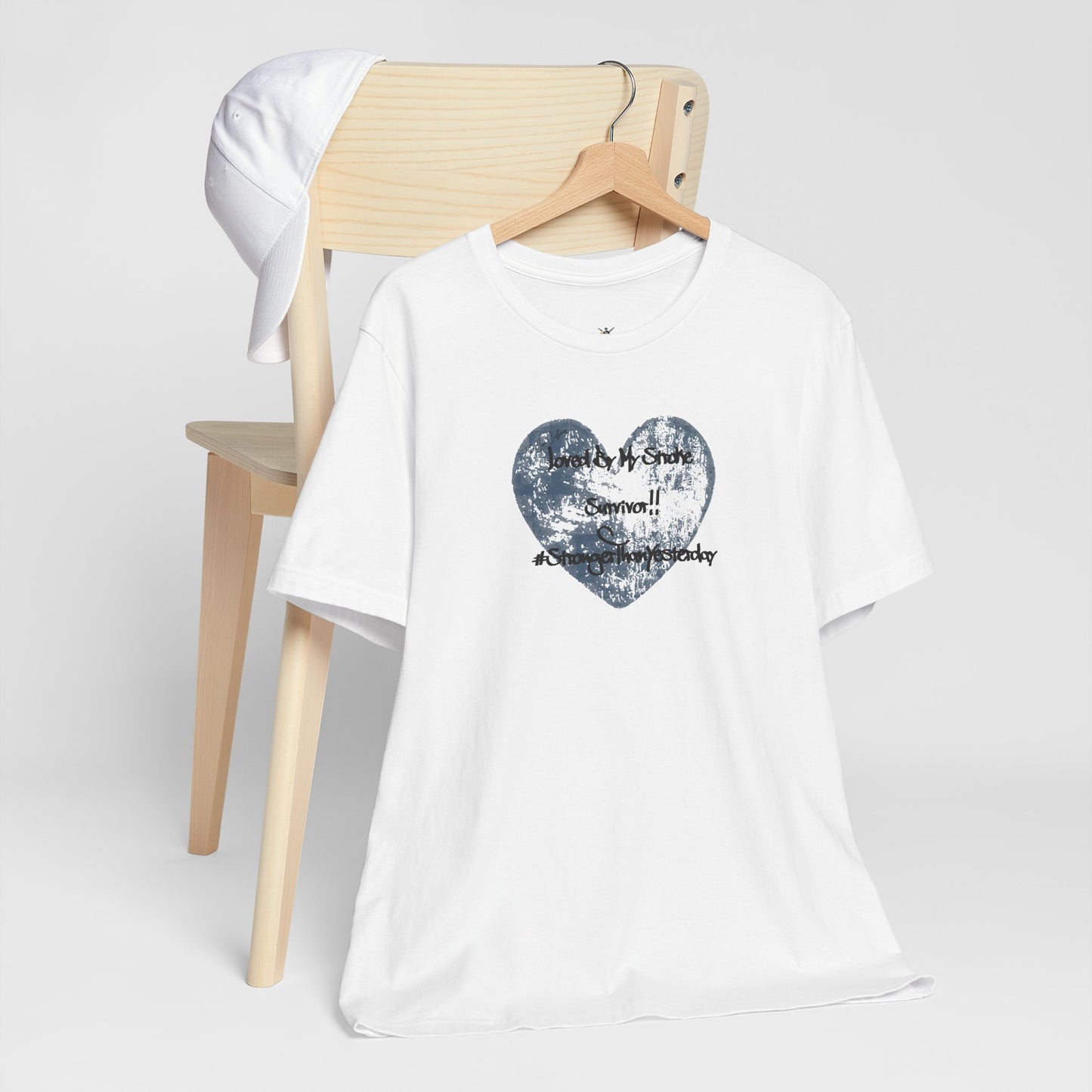 Stroke Survivor T-Shirt — "Stronger Than Yesterday" Support Tee