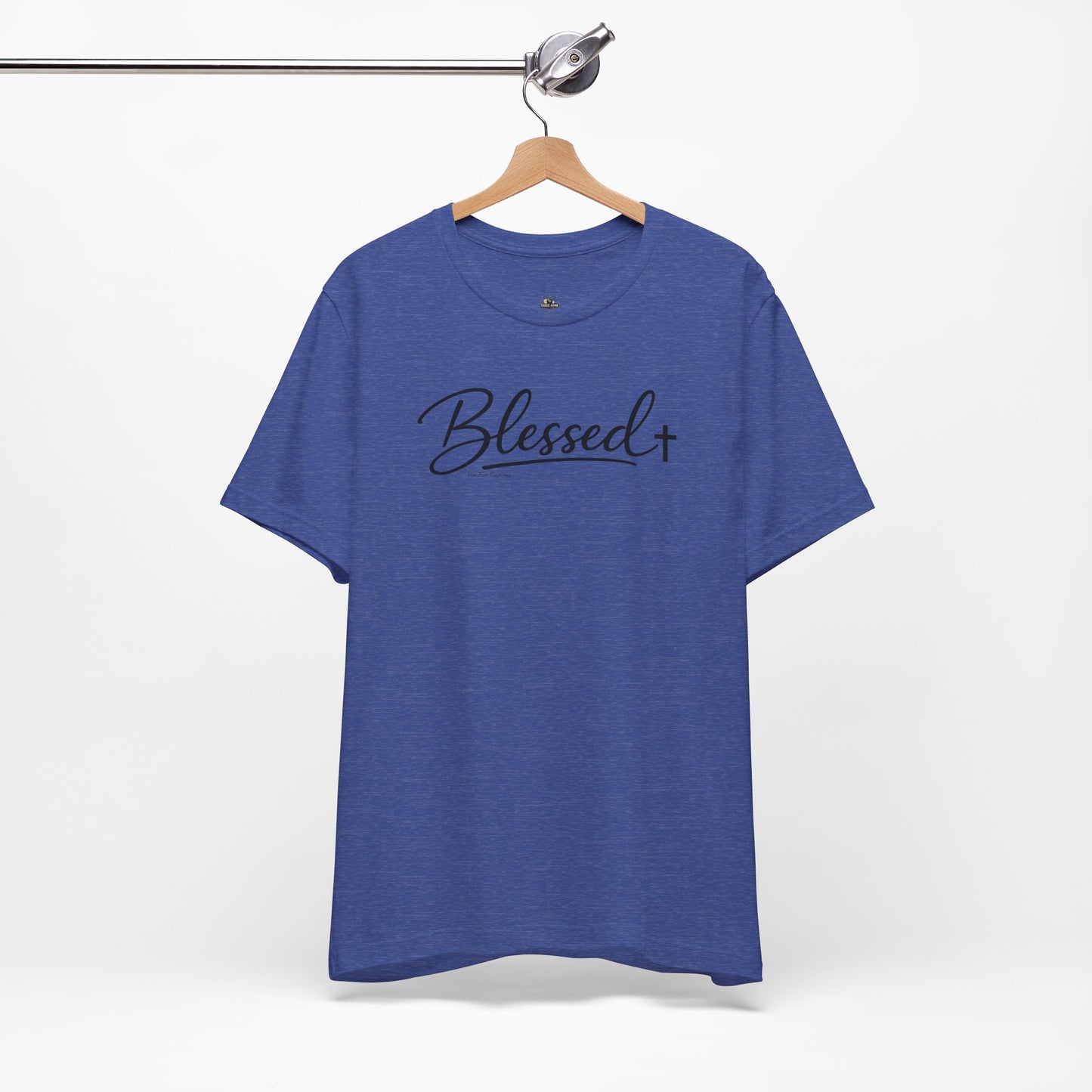 Blessed Minimalist Tee - White Short Sleeve Shirt