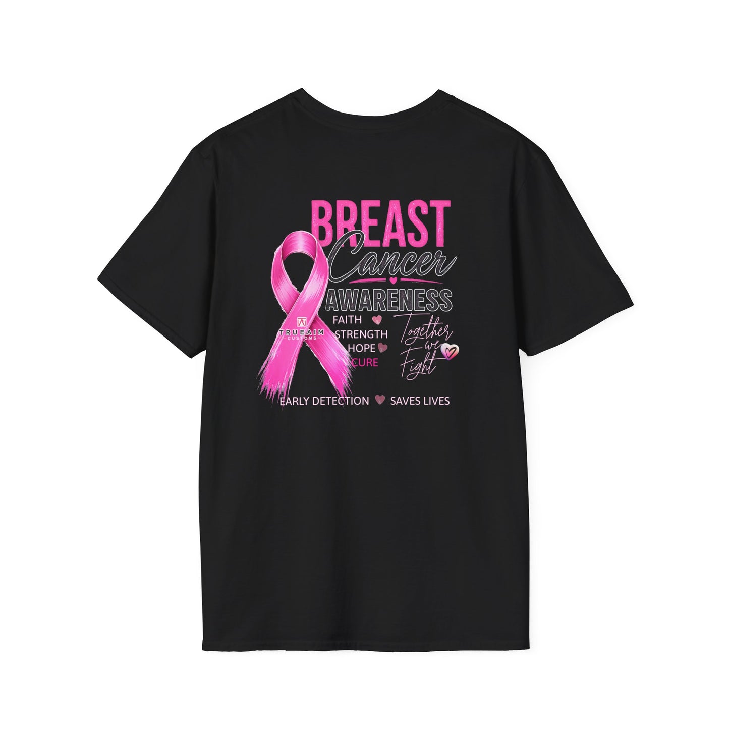 Breast Cancer Awareness Pink Ribbon Tee