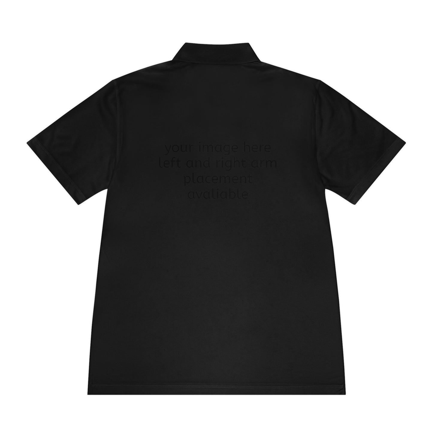 Custom Men's Sport Polo — Personalized Front/Back Logo Athletic Shirt