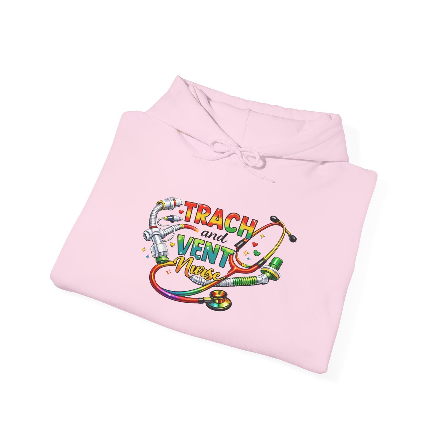 TRACH & VENT Nurse bold color Pullover