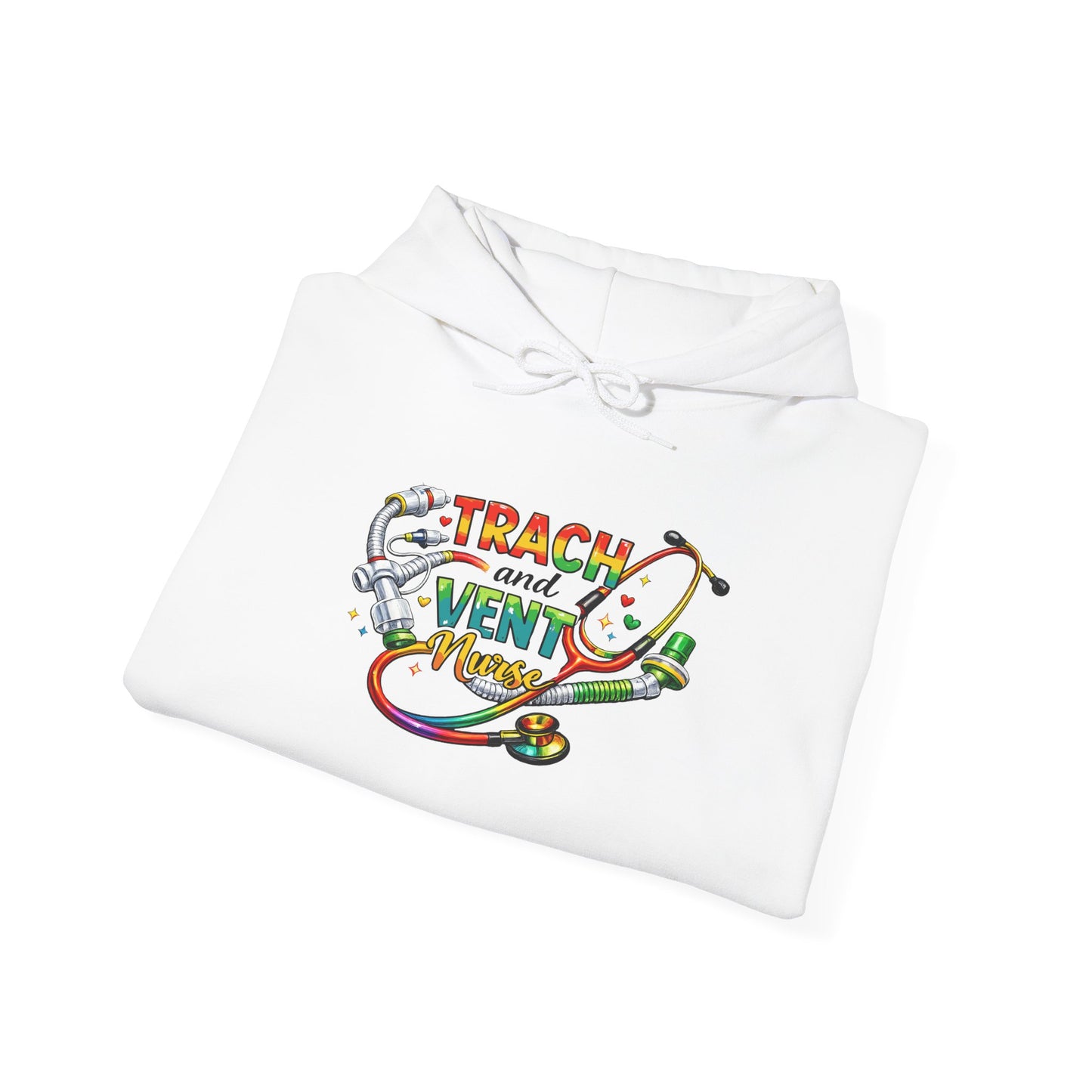 TRACH & VENT Nurse bold color Pullover