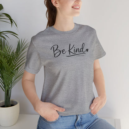Be Kind Heart T-Shirt — Minimalist Positive Message Tee