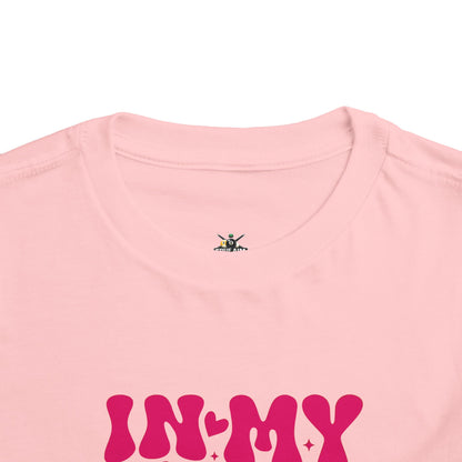 Toddler Tee — "In My Big Sister Era" Retro Pink Announcement Shirt