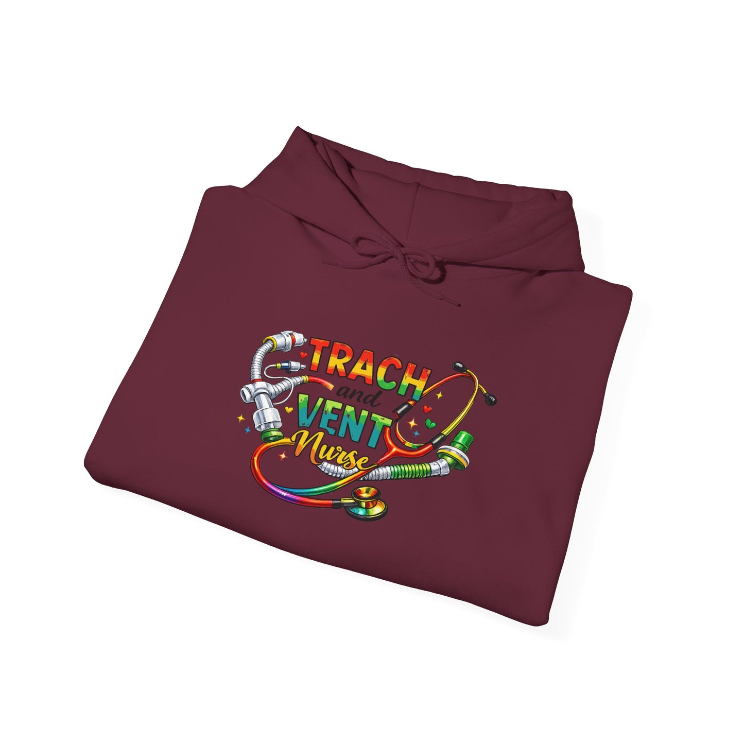 TRACH & VENT Nurse bold color Pullover