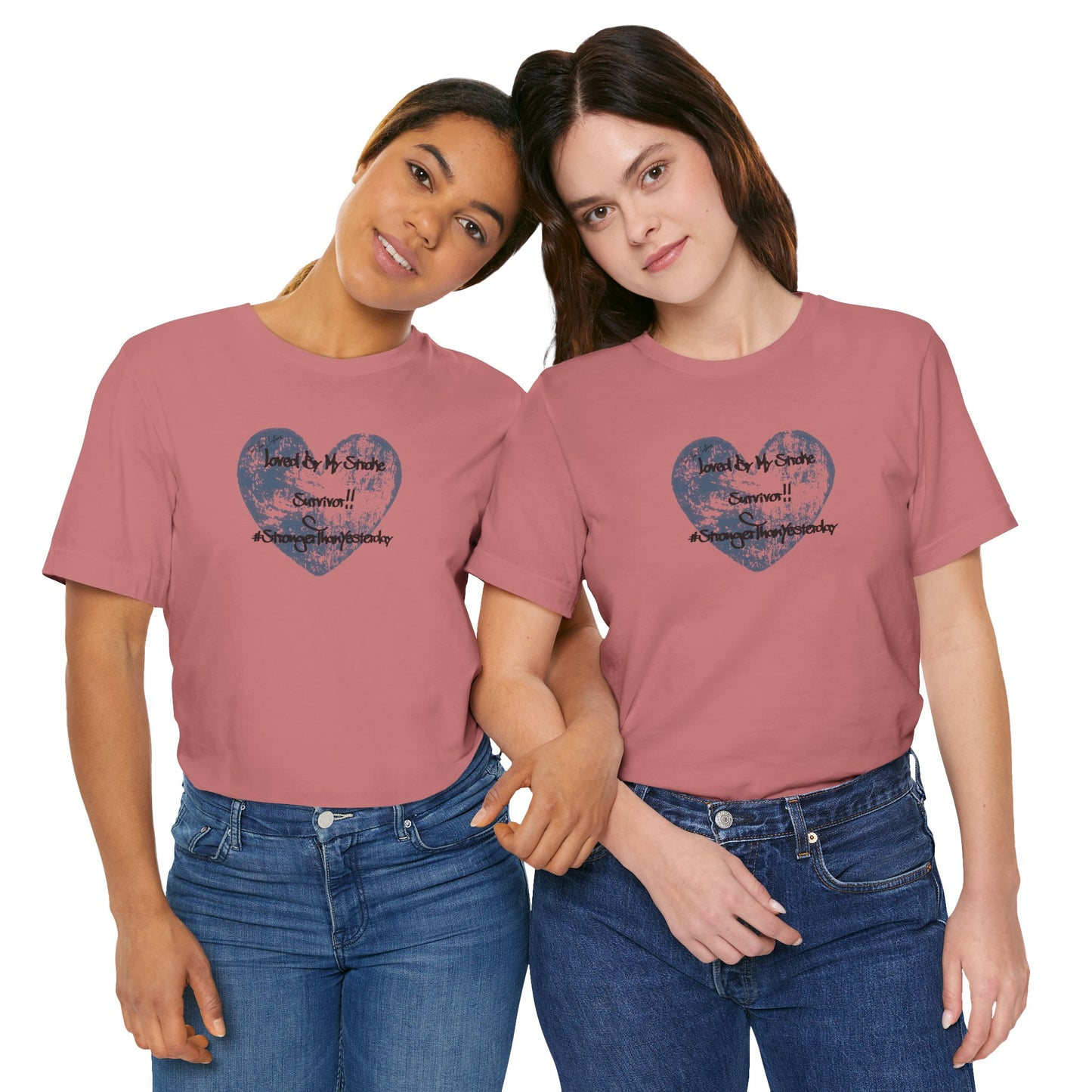Stroke Survivor T-Shirt — "Stronger Than Yesterday" Support Tee