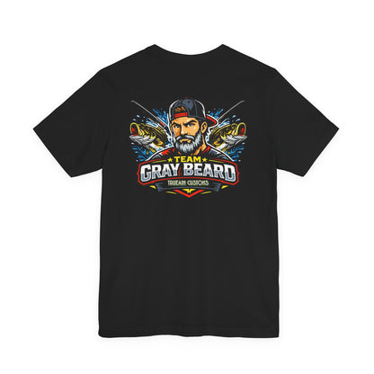 Gray Beard Fishing Team T-Shirt — Men's Fishing Graphic Tee