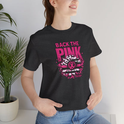 "Back The Pink” Breast Cancer Support Tee
