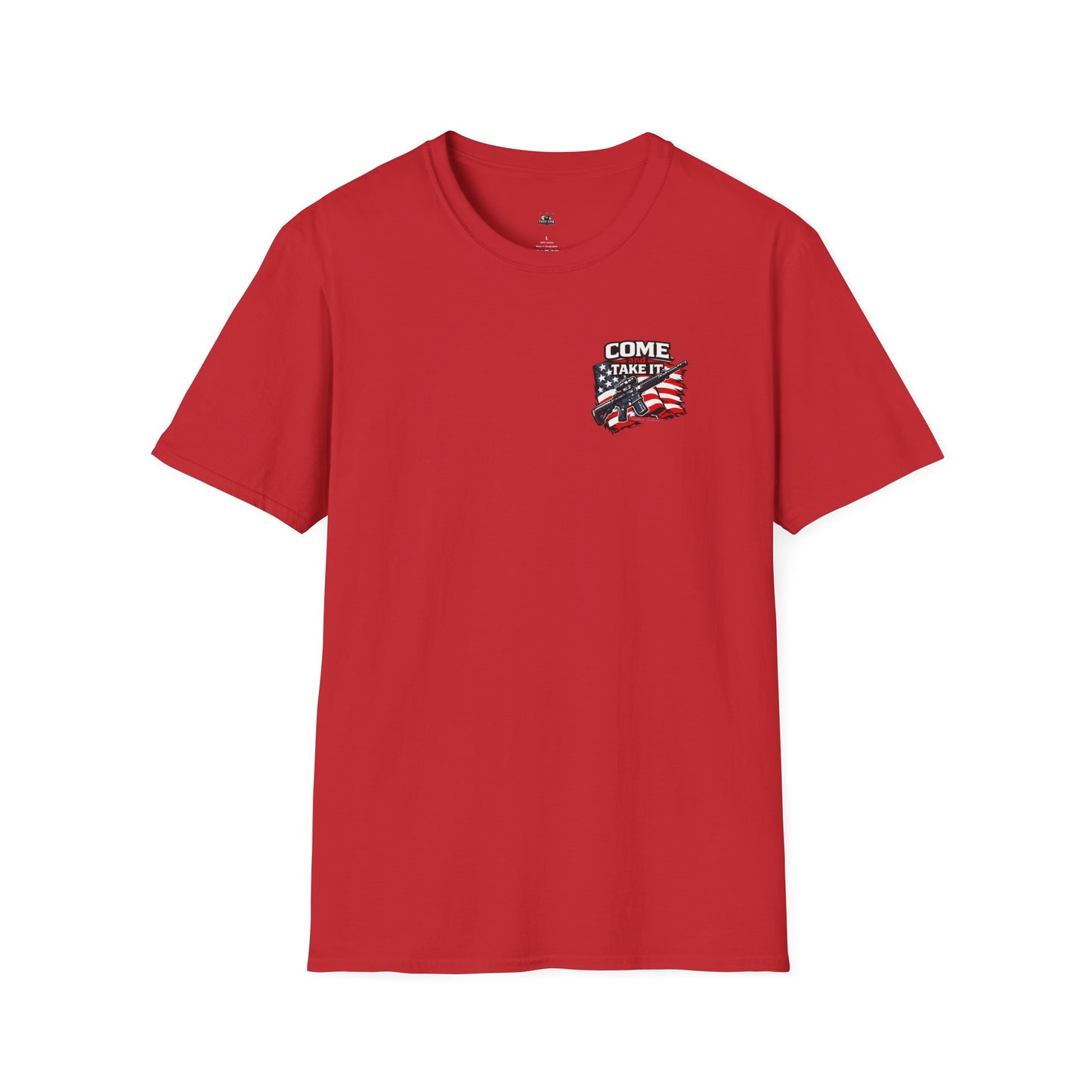 Come and Take It, American Flag Rifle Graphic Patriotic Tee
