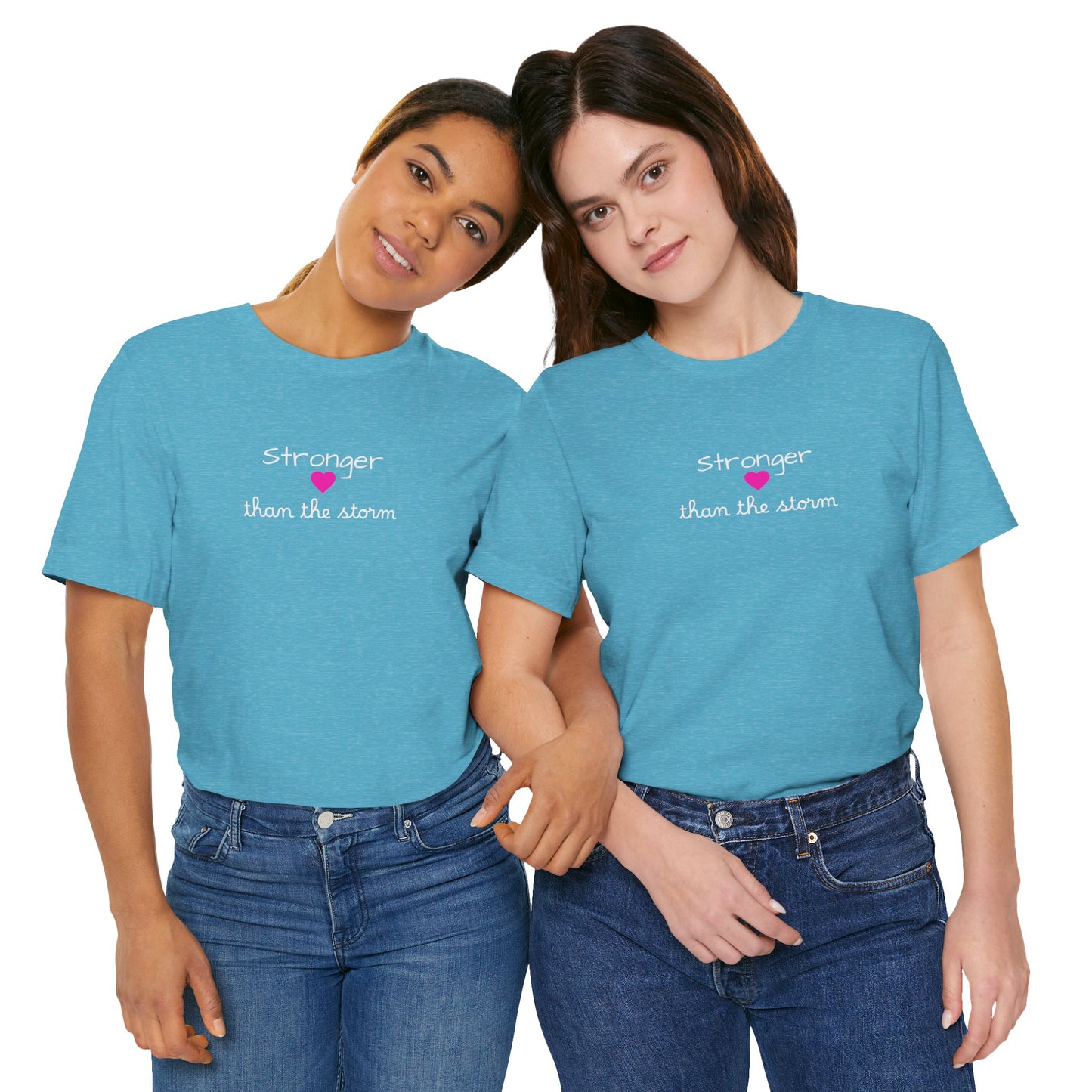 Stronger Than The Storm T-Shirt — Inspirational Motivational Tee