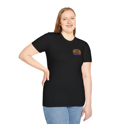 Custom T-Shirt — 'TrueAim Customs' Logo with Leopard Dartboard Design