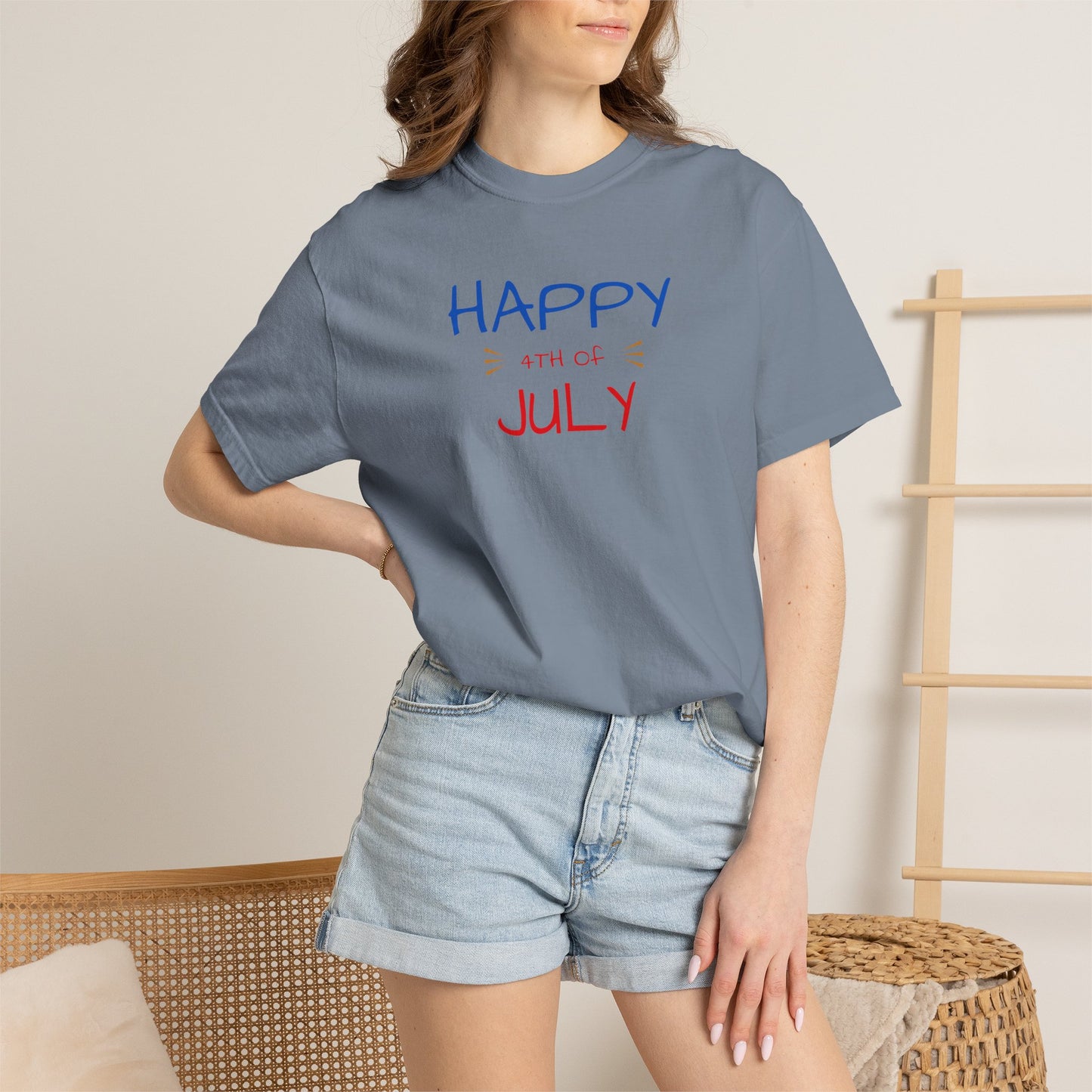 Happy 4th of July T-Shirt – Patriotic July Graphic Tee