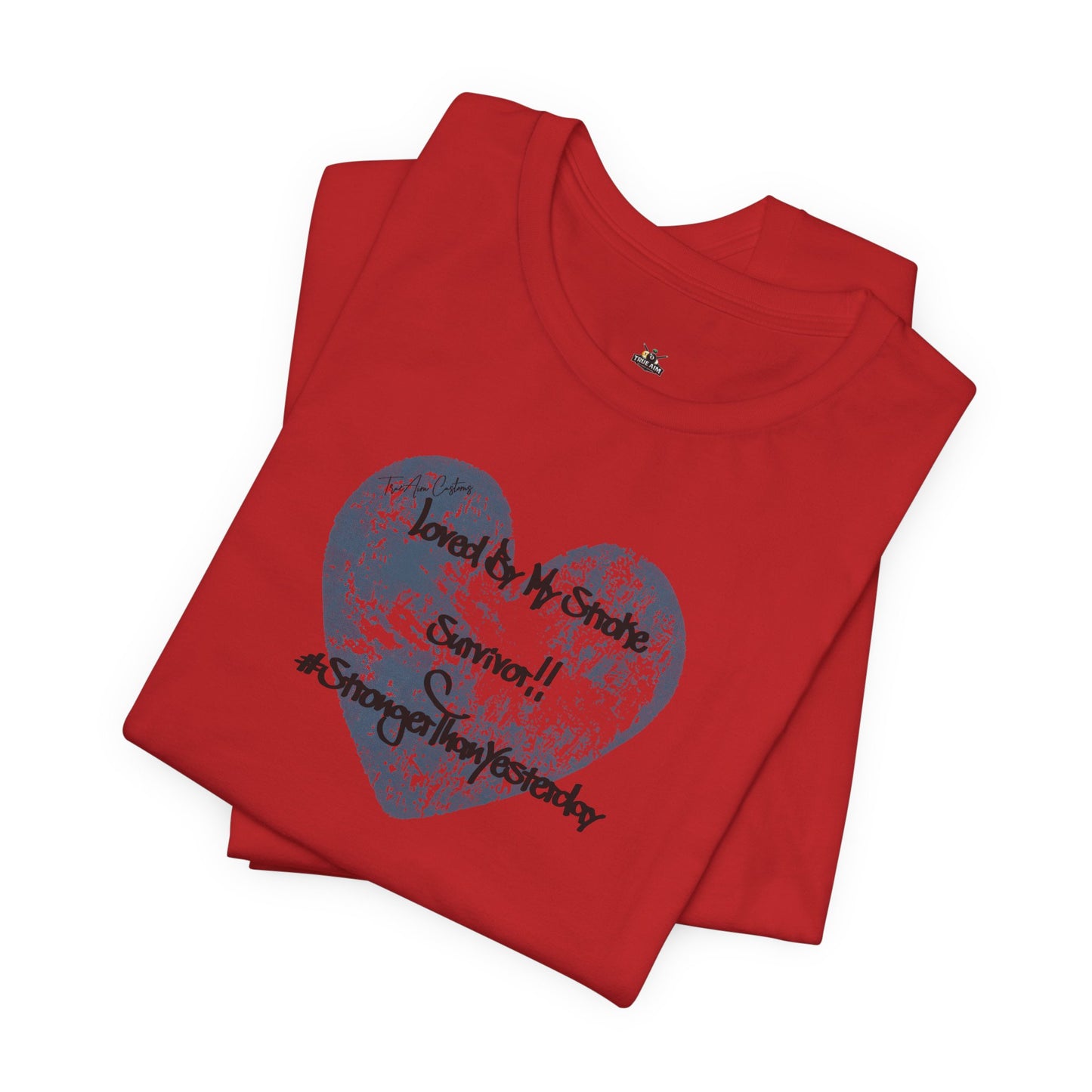 Stroke Survivor T-Shirt — "Stronger Than Yesterday" Support Tee