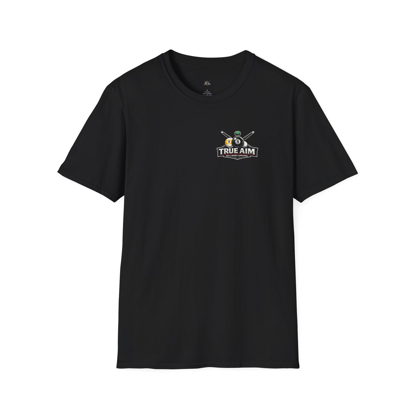 Cue Happens T-Shirt — Pool Billiards Graphic Tee (True Aim)