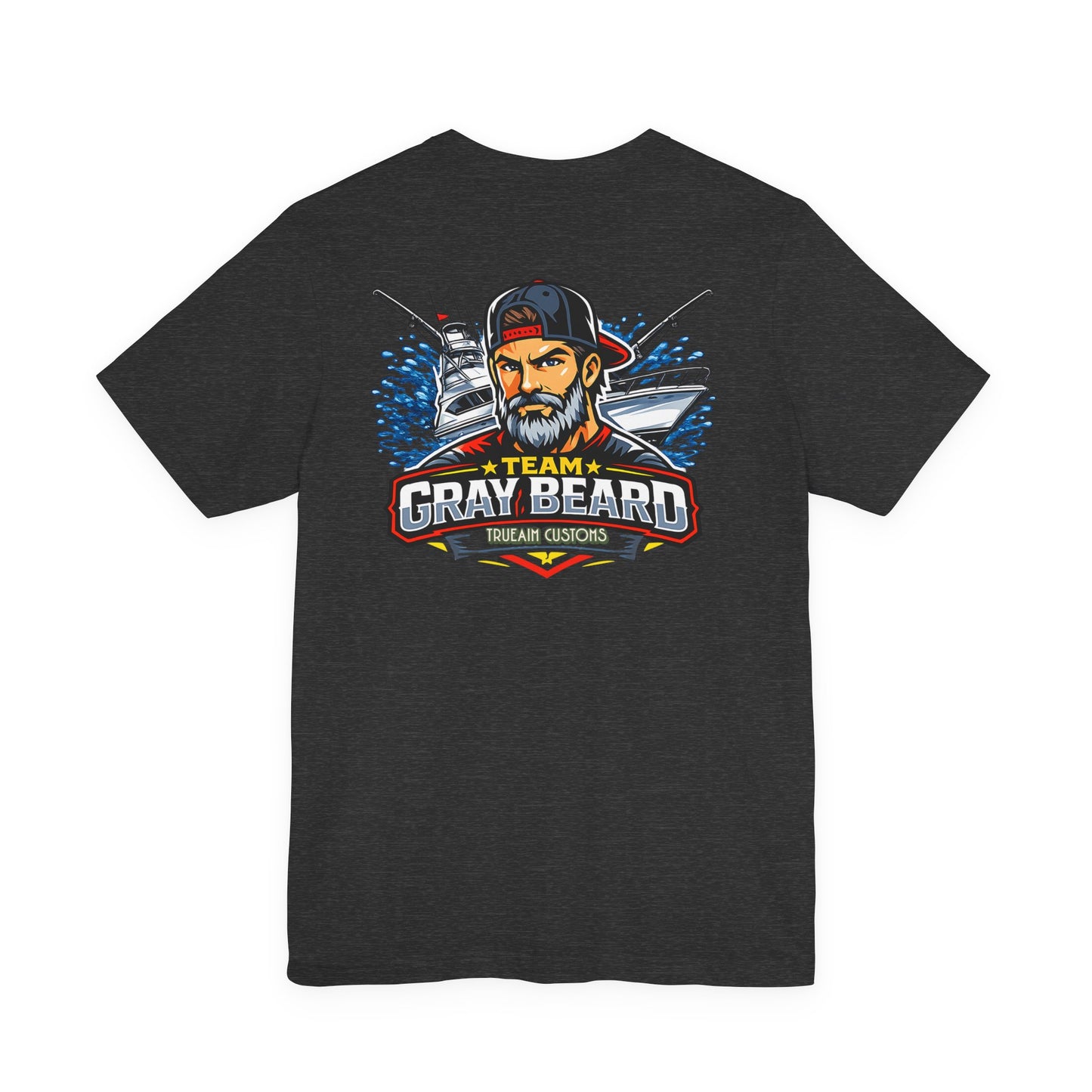 Gray Beard Fishing boat T-Shirt – "Team Gray Beard" Graphic Tee