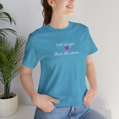 Stronger Than The Storm T-Shirt — Inspirational Motivational Tee