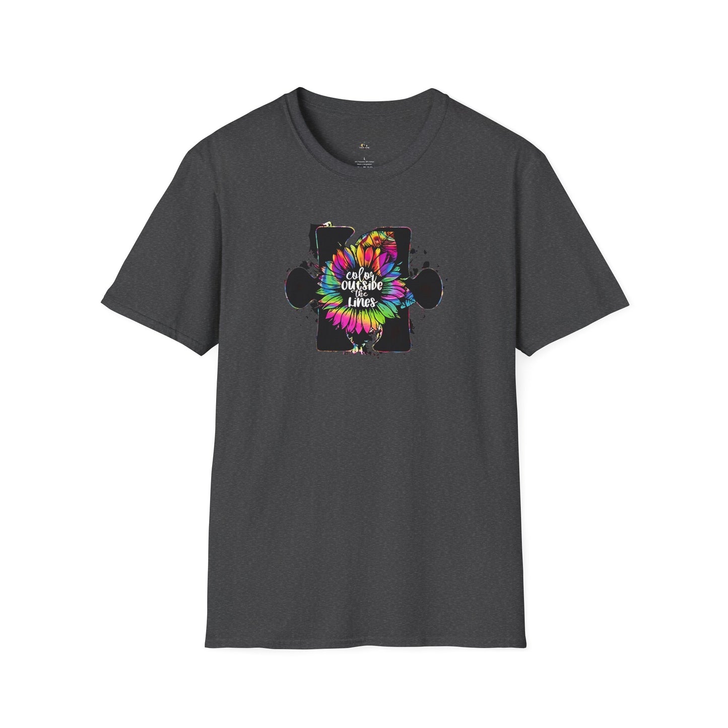 Color outside the lines t shirt
