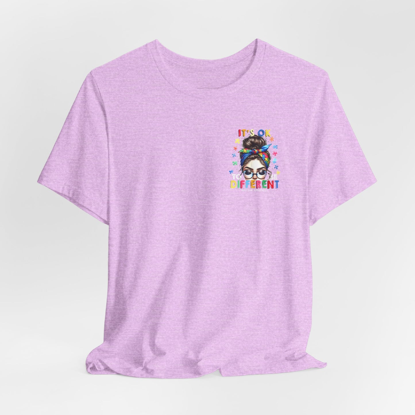 Autism Awareness Tee — "It's OK to Be Different" Graphic T-Shirt
