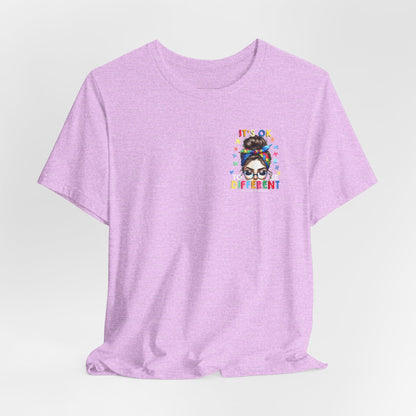 Autism Awareness Tee — "It's OK to Be Different" Graphic T-Shirt