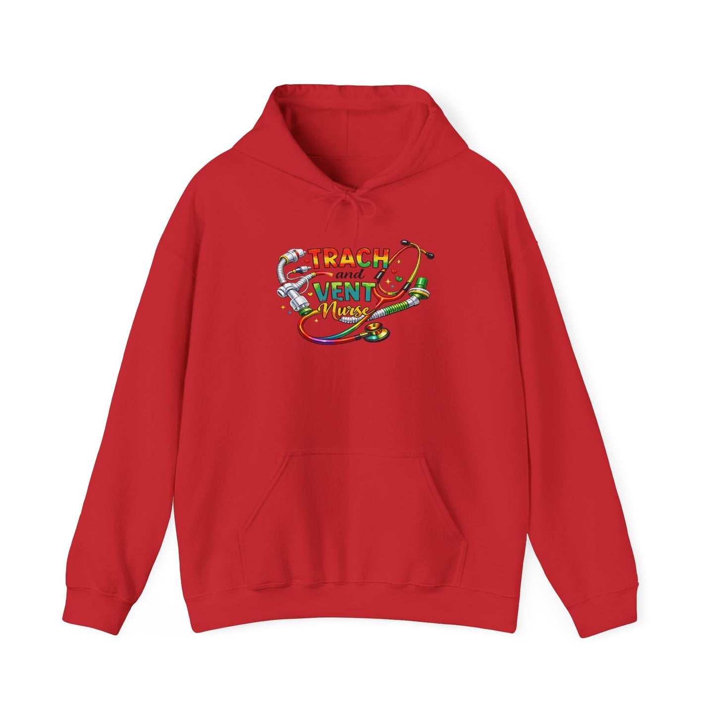 TRACH & VENT Nurse bold color Pullover