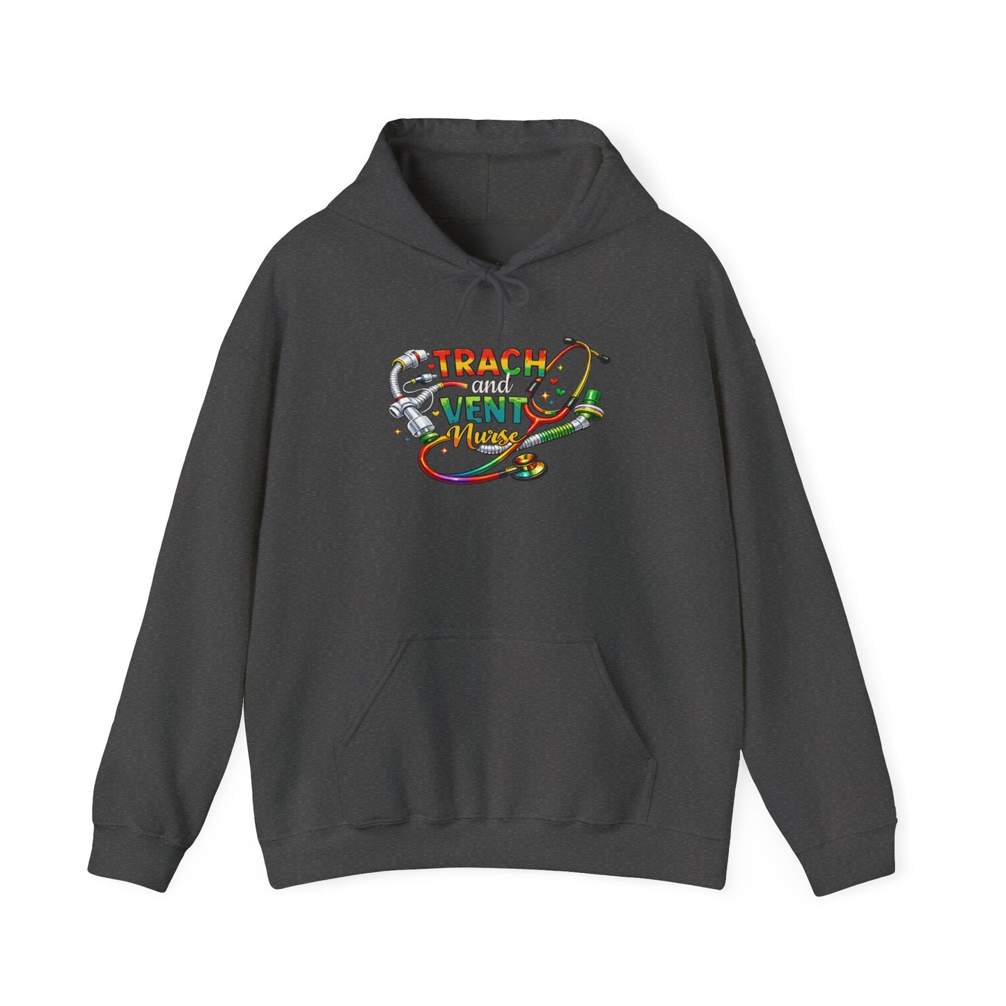 TRACH & VENT Nurse bold color Pullover