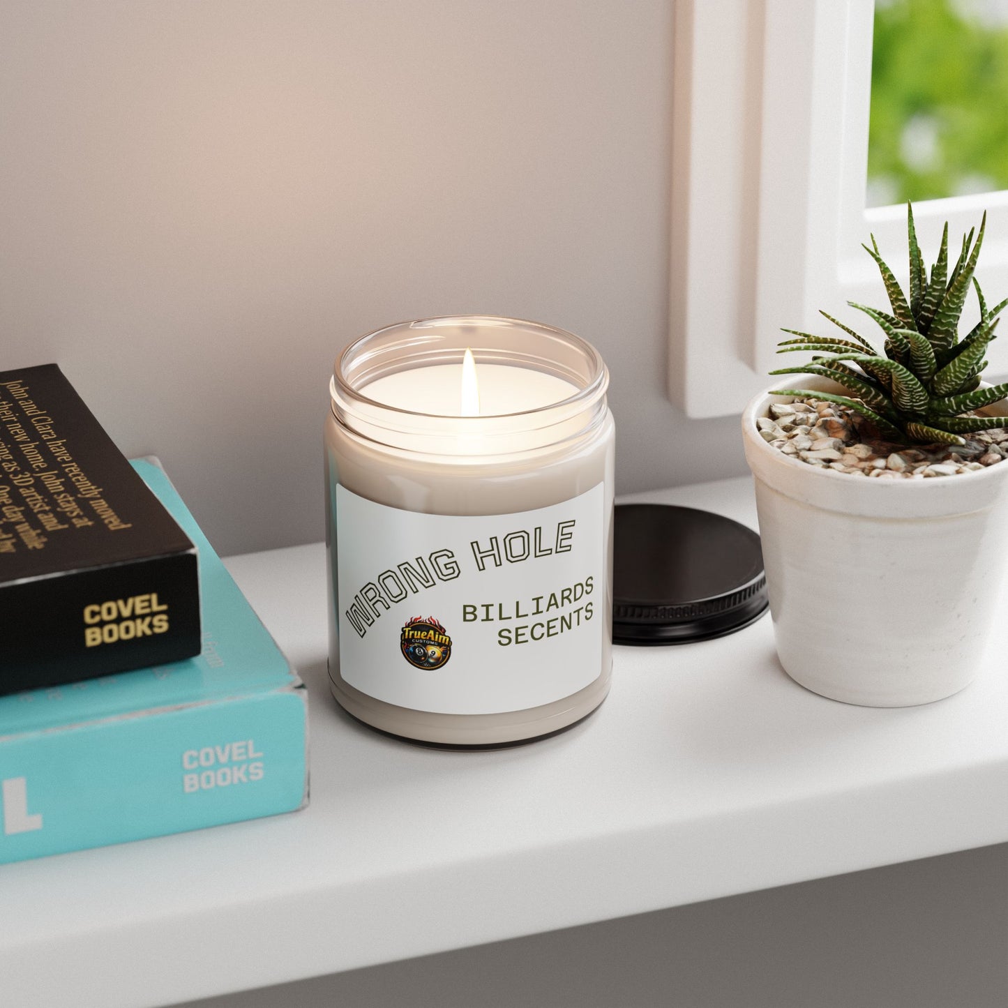 Billiards Scents Soy Candle — 'Wrong Hole' 9oz Scented Jar