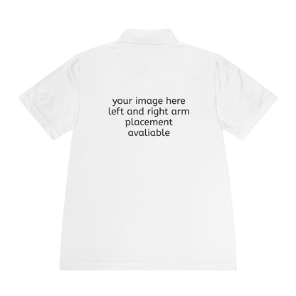 Custom Men's Sport Polo — Personalized Front/Back Logo Athletic Shirt