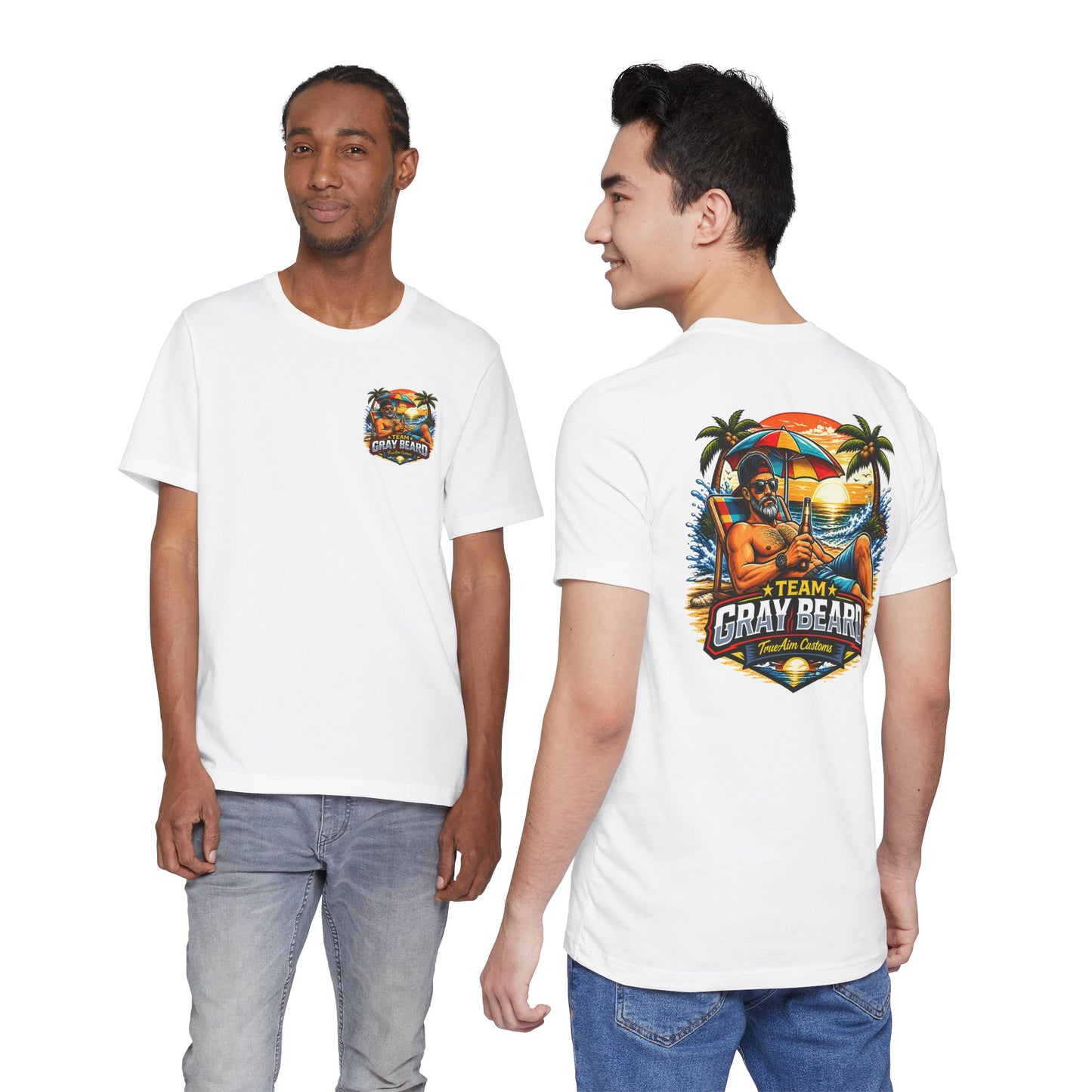 Team Gray Beard on the Beach Short Sleeve Tee