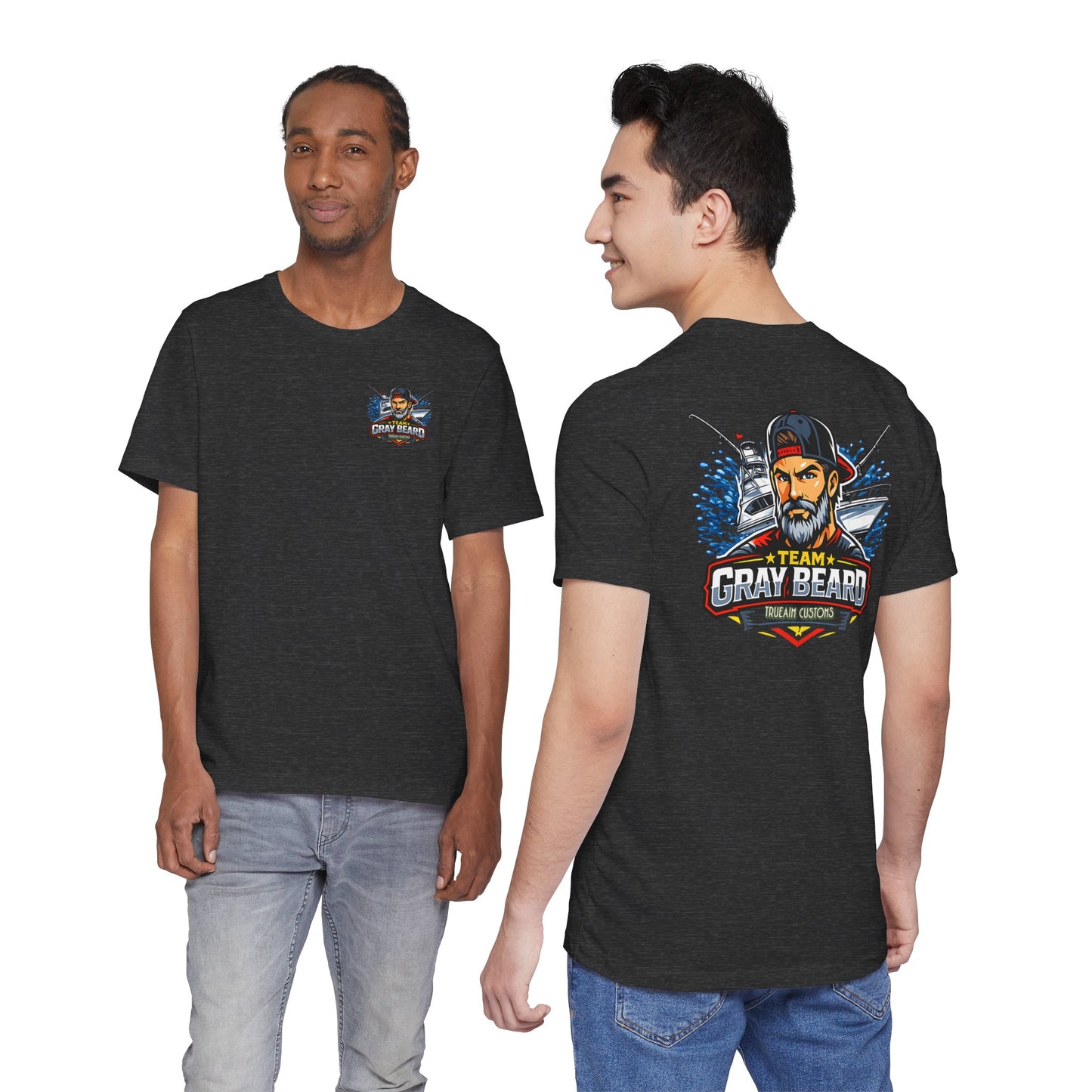 Gray Beard Fishing boat T-Shirt – "Team Gray Beard" Graphic Tee